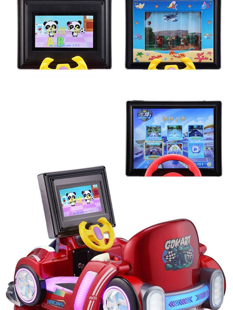 Детска кола клатушка LCD монитор 3D Video