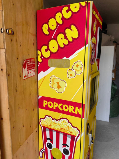 Професионална вендинг машина за царевични пуканки – модел Popcorn Vending Pro