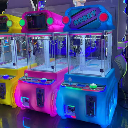 Мини кран за плюшени играчки с LED LCD дисплей – модел „Robot“