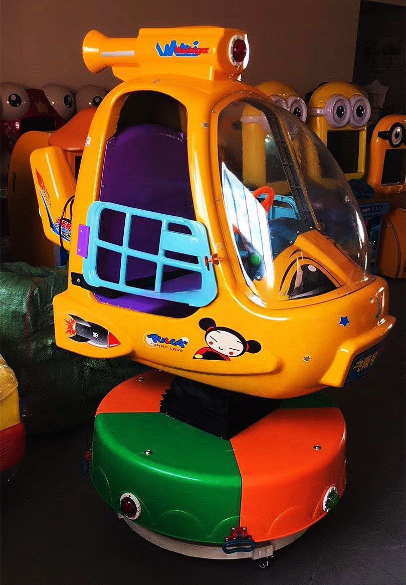 Детска клатушка хеликоптер с монетник – модел Sky Pilot